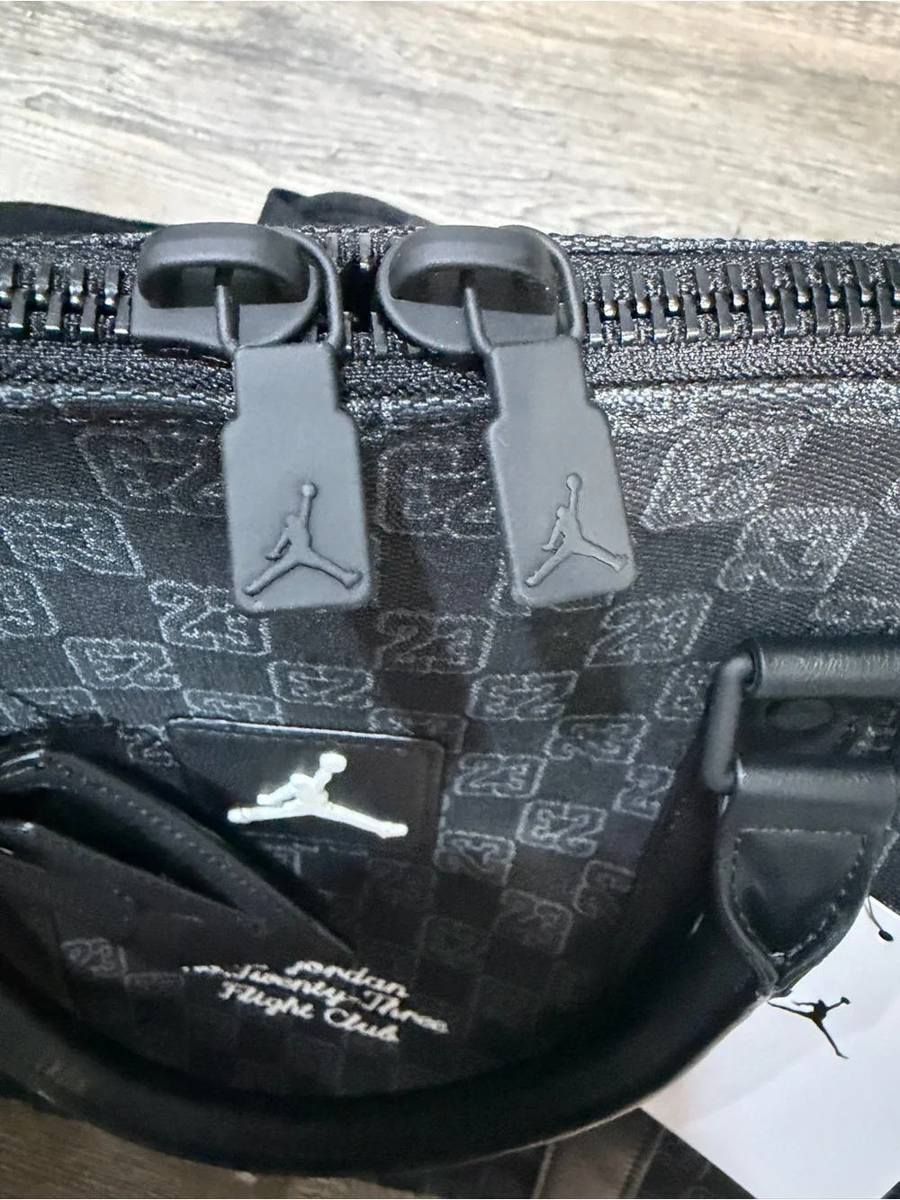 Nike Jordan Monogram Champion Luxury 25L Duffle Bag MM9157-023 Size Medium
